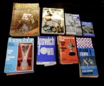 One box assorted football programmes etc including approx 50 Ipswich Town FC programmes 1961-