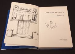 KENNETH BRANAGH: BEGINNING, London, Chatto & Windus, 1989, 1st edition, signed, original cloth gilt,