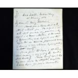 FIELD-MARSHALL FREDERICK SLEIGH ROBERTS, 1ST EARL ROBERTS (1832-1914), autograph letter signed, 3