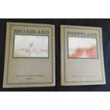 G PARSONS-NORMAN: 2 titles: BROADLAND, [1912], Series II, the Southern rivers, 12 coloured plates,