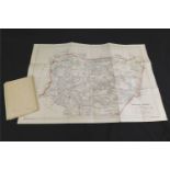 NORTHERN NIGERIA, folding map compiled March 9th 1905, one of two folding maps included in FLORA L