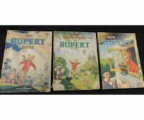 THE NEW RUPERT BOOK, [1946] annual, price unclipped, 4to, original pictorial wraps + MORE ADVENTURES