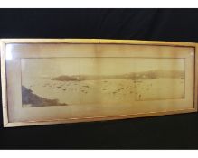 Charles Bayliss (1850-1897), panoramic three-plate albumen print photograph depicting Sydney