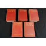 THE COUNTY COAST SERIES: 5 volumes - SIDNEY HEATH - THE SOUTH DEVON AND DORSET COAST, London,