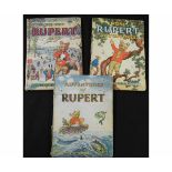 ADVENTURES OF RUPERT, [1950] annual, price unclipped, 4to, original pictorial boards, lacks