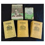 JOHN WISDEN: CRICKETER'S ALMANACK 1947-1949, 3 volumes, each original limp cloth + SUNDAY