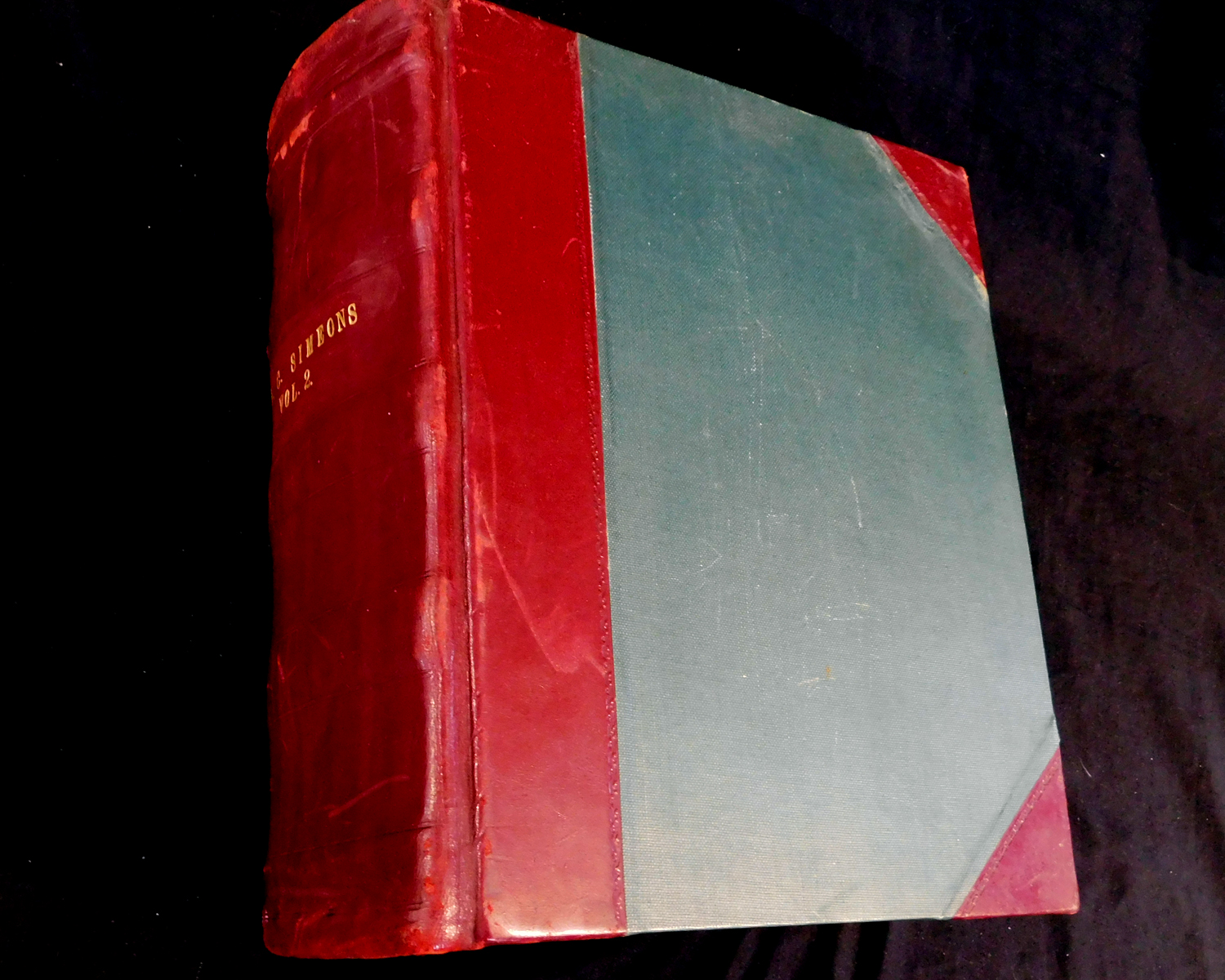 Charles F C Simeons (1921-2014) September 1937-September 1942, scrap album containing large quantity