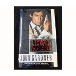 JOHN GARDNER: LICENSE TO KILL, London, The Armchair Detective Library, April 1990, 1st edition,