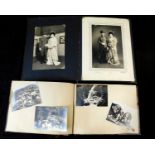 Two snapshot photograph albums depicting Imperial Japan circa 1930s, mainly family scenes (2)