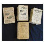 JOHN WISDEN: CRICKETER'S ALMANACK, 4 copies in varied condition - 1925, lacks wraps and pp19-22;