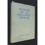 SIEGFRIED SASSOON: MEMOIRS OF AN INFANTRY OFFICER, London, Faber & Faber, 1930, 1st edition,