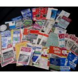 Packet 80+ football programmes 1961-1971 including West Ham United (17), a few lower league