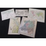 J D'ANVILLE: 2 hand coloured engraved maps, published R Laurie, 1821, GERMANY, FRANCE, ITALY, SPAIN,