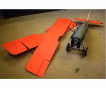 Flair, SE5A model bi-plane (most components present but will require final assembly), together