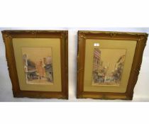 T W Atkinson, four signed, group of five watercolours, Middle eastern scenes, Assorted sizes (5)