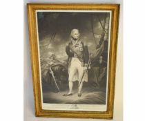 After Sir William Beechey, RA, engraved by Edward Bell, antique black and white mezzotint, "Horatio,