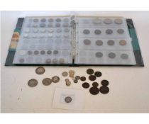 Mixed Lot: comprising a world coin collection in modern album, together with UK coinage including