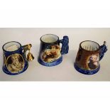 Collection of three Great Yarmouth Potteries mugs, limited edition of 500 to commemorate various