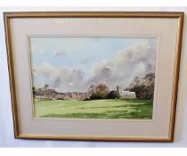 Martin Sexton, signed watercolour, "Blickling Hall", 38 x 55cms