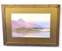 Louis Neville, signed and dated 1876, watercolour, Lakeland scene, 28 x 44cms