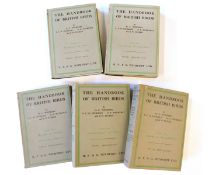 H F WITHERBY, F C R JOURDAIN, N F TICEHURST AND B W TUCKER: THE HANDBOOK OF BRITISH BIRDS, London, H