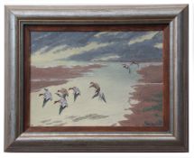 A MCDOUGALL (20TH CENTURY) "Willie Widgeon 48" oil on board, signed verso and inscribed with title
