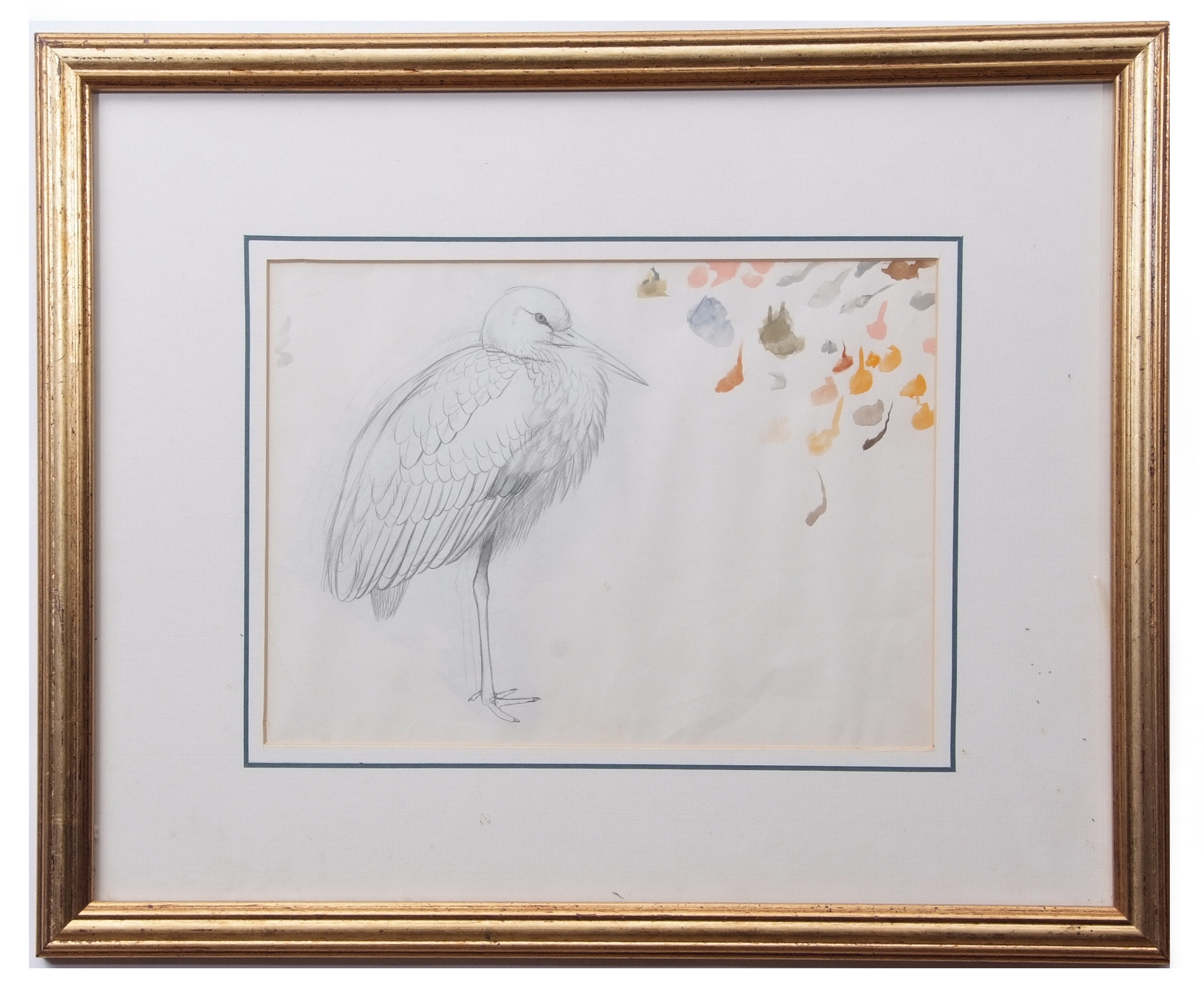 AR DAVID MORRISON HENRY (1919-1977) Bird studies two pencil drawings 17 x 12cms and 19 x 26cms (2) - Image 2 of 3