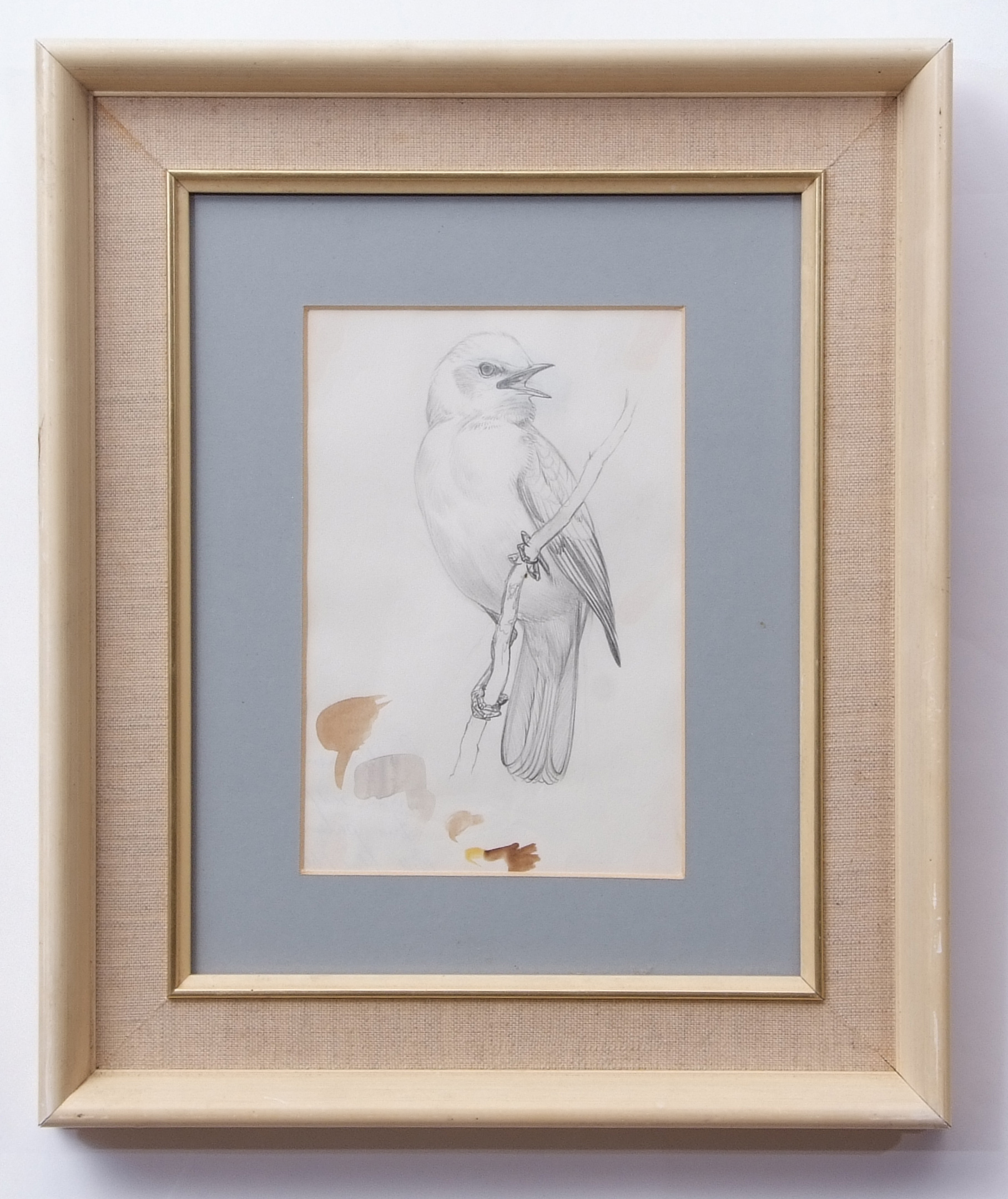 AR DAVID MORRISON HENRY (1919-1977) Bird studies two pencil drawings 17 x 12cms and 19 x 26cms (2) - Image 3 of 3
