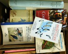 One box: mixed Ornithology books including THE BIRDS OF THE WESTERN PALEARCTIC, concise edition, 2