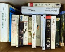 Two boxes: assorted Ornithological field guides, from the Estate of Malcolm Cowlard (1938-2018),