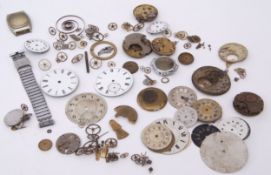 Quantity of fob, pocket and wristwatch movement parts (qty)