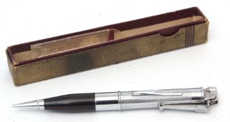 Ronson combination cigarette lighter and propelling pencil, together with its original fitted box