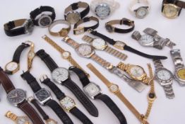 Mixed Lot: 31 various Sekonda wristwatches together with four further modern watches including Limit