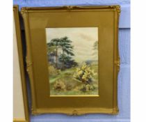 A F Wilkinson, signed watercolour, "Ashdown Forest", 28 x 19cms