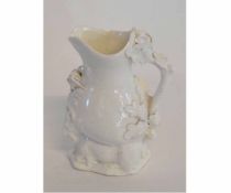 19th century Chelsea style goat and bee jug, 10cms high