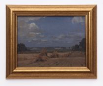 AR CAMPBELL ARCHIBALD MELLON, ROI, RBA (1878-1955) "Burgh Castle" oil on panel 22 x 29cms