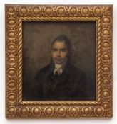 VIVIAN CROME (FL 1858-1890) Portrait of John Crome oil on board, see old label verso 17 x 16cms