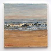 PAUL ROBINSON (CONTEMPORARY) Seascape oil on canvas, signed lower left 40 x 40cms, unframed