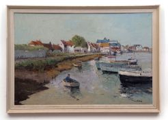 AR JOHN TUCK (20TH CENTURY) View at Wells oil on board, signed lower right 40 x 60cms