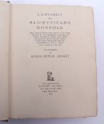 CHRISTOPHER HUSSEY (INTRODUCTION): A SUPPLEMENT TO BLOMEFIELD'S NORFOLK, London, Clement Ingleby,