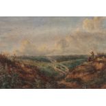 ATTRIBUTED TO JOHN CROME (1768-1821) "Mousehold Heath, Norwich" watercolour 30 x 44cms Provenance: