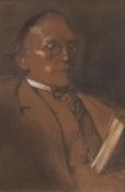 AR SIR ALFRED JAMES MUNNINGS, PRA (1878-1959) Portrait of a gent pencil drawing, signed lower