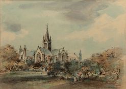 AR ARTHUR EDWARD DAVIES, RBA, RCA (1893-1988) "St George's, Great Yarmouth" watercolour, signed