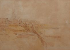 REV EDWARD THOMAS DANIELL (1804-1842) "Cromer" pencil and watercolour 27 x 37cms Exhibited: