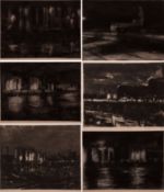 AR KATARZYNA COLEMAN (CONTEMPORARY) Night Velvet, Lorbour mixed media etching, signed, dated 2006,