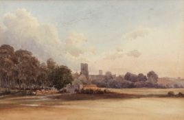 REV JAMES BULWER (1794-1879) "Burgh, Norfolk" watercolour 13 x 19cms Provenance: Mandell's