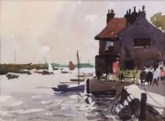 AR JOHN TOOKEY (BORN 1947) "Afternoon light, Wells" watercolour, signed lower left 21 x 29cms
