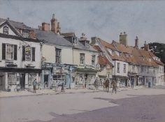 AR STANLEY ORCHART (1920-2005) "Kimbolton" watercolour, signed and inscribed with title 25 x 34cms