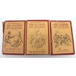 SIR ALFRED MUNNINGS: AN ARTIST'S LIFE - THE SECOND BURST - THE FINISH, 1950-1952, 1st editions, 3