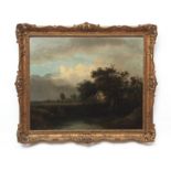 WILLIAM HENRY CROME (1806-1867) Norfolk landscape oil on canvas, signed lower right 60 x 74cms